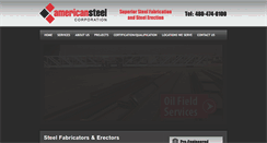 Desktop Screenshot of americansteelcorporation.com